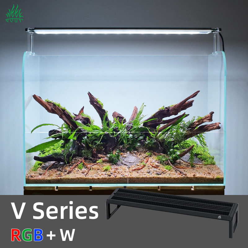 WEEKAQUA V Series WRGB Full Spectrum Lamp Tray LED plants light Aquarium