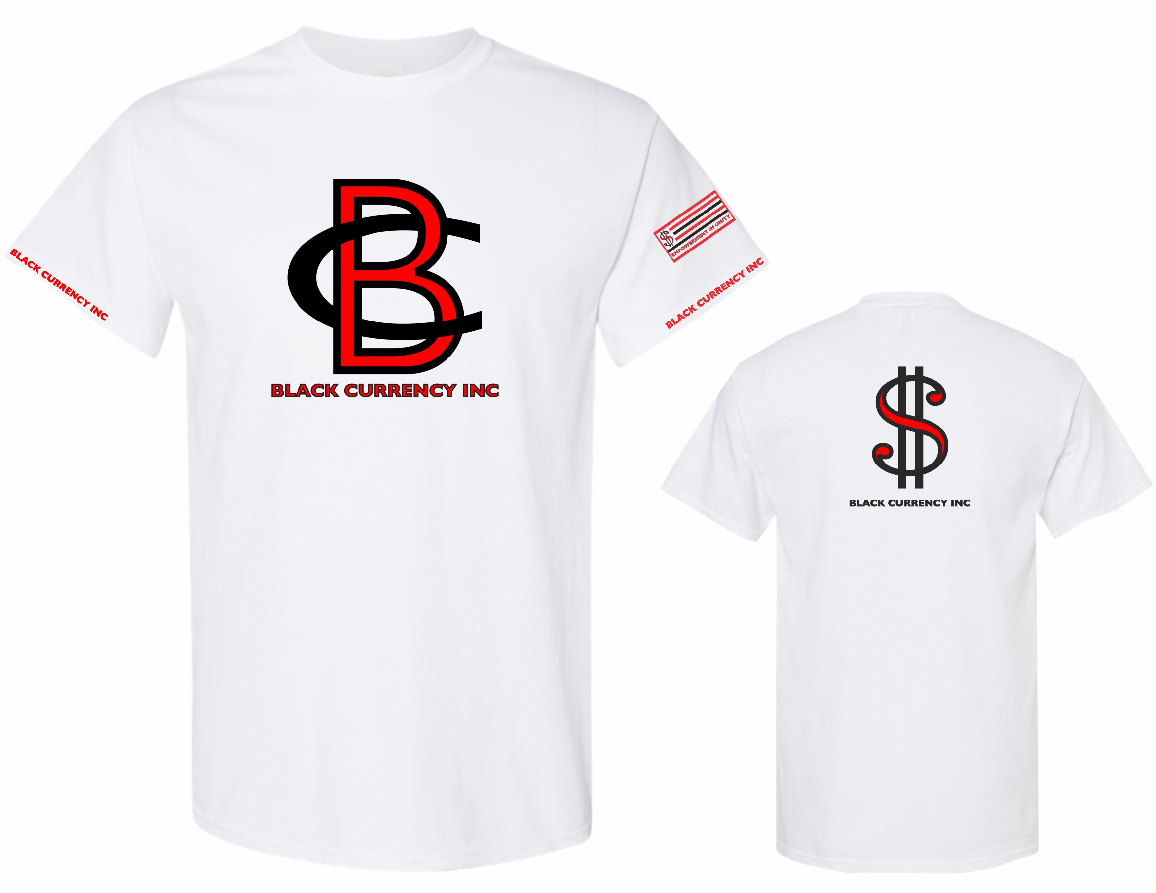 Black Currency Inc Logo T-Shirt