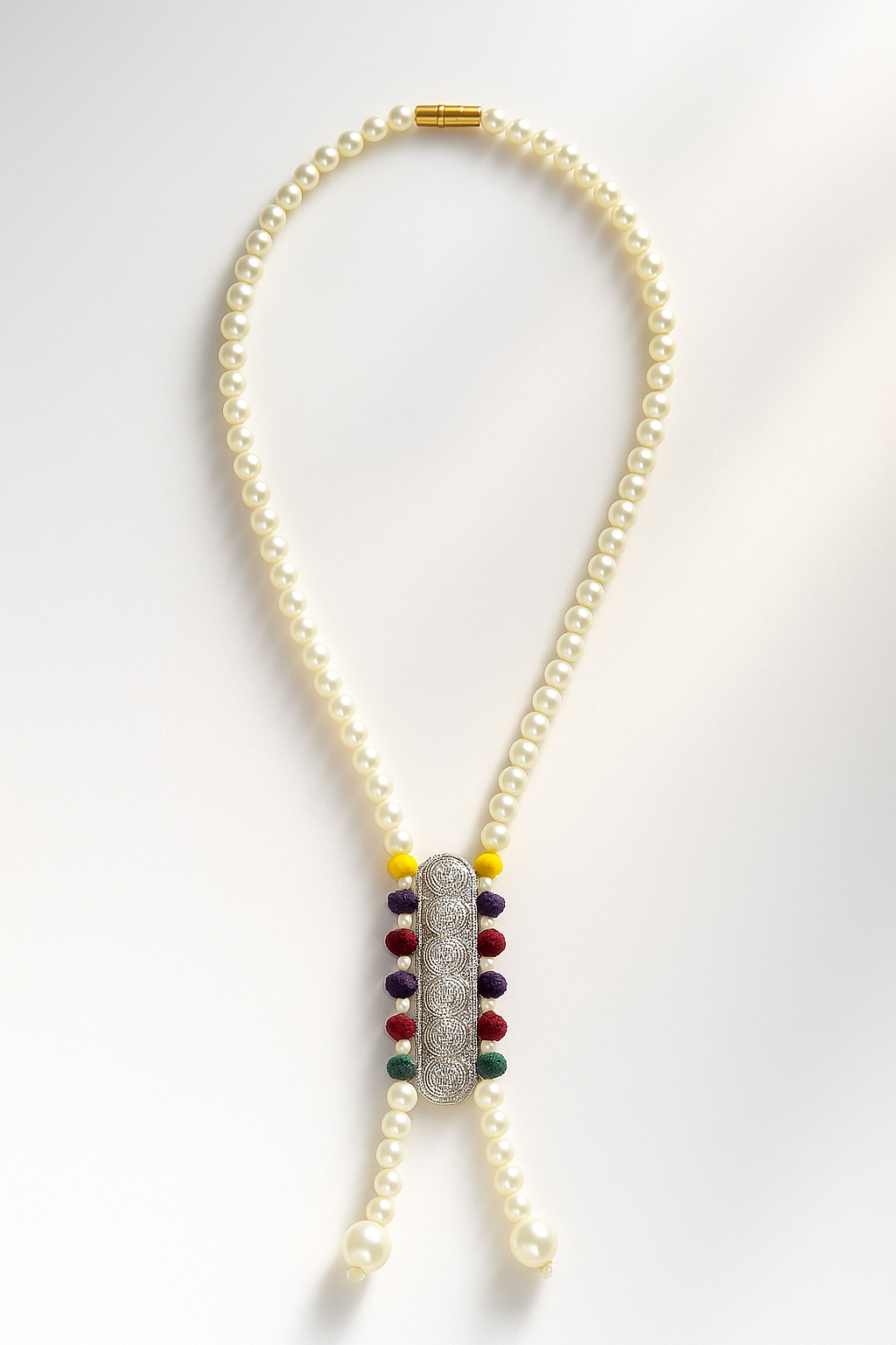 Elegant Pearl Bead Necklace