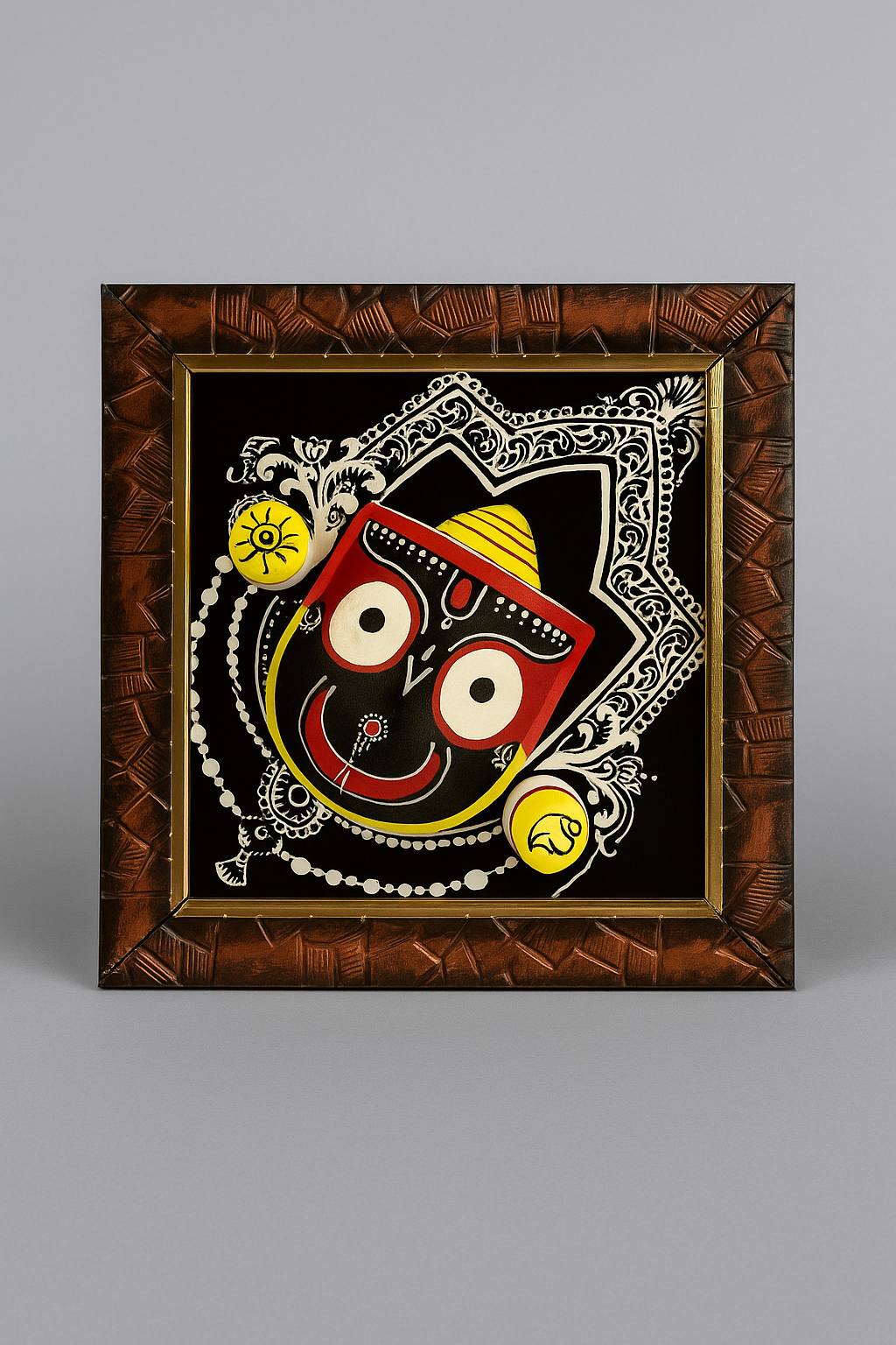 Jagannath Wooden 3D Framed Artwork