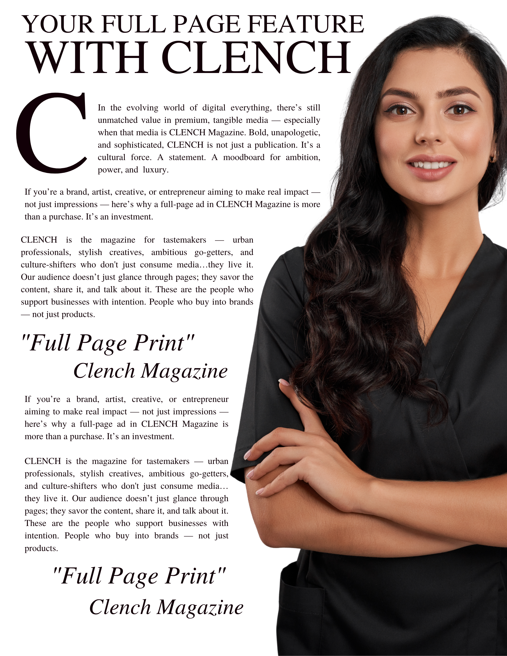SPECIAL Full Page Print + Digital Story Feature
