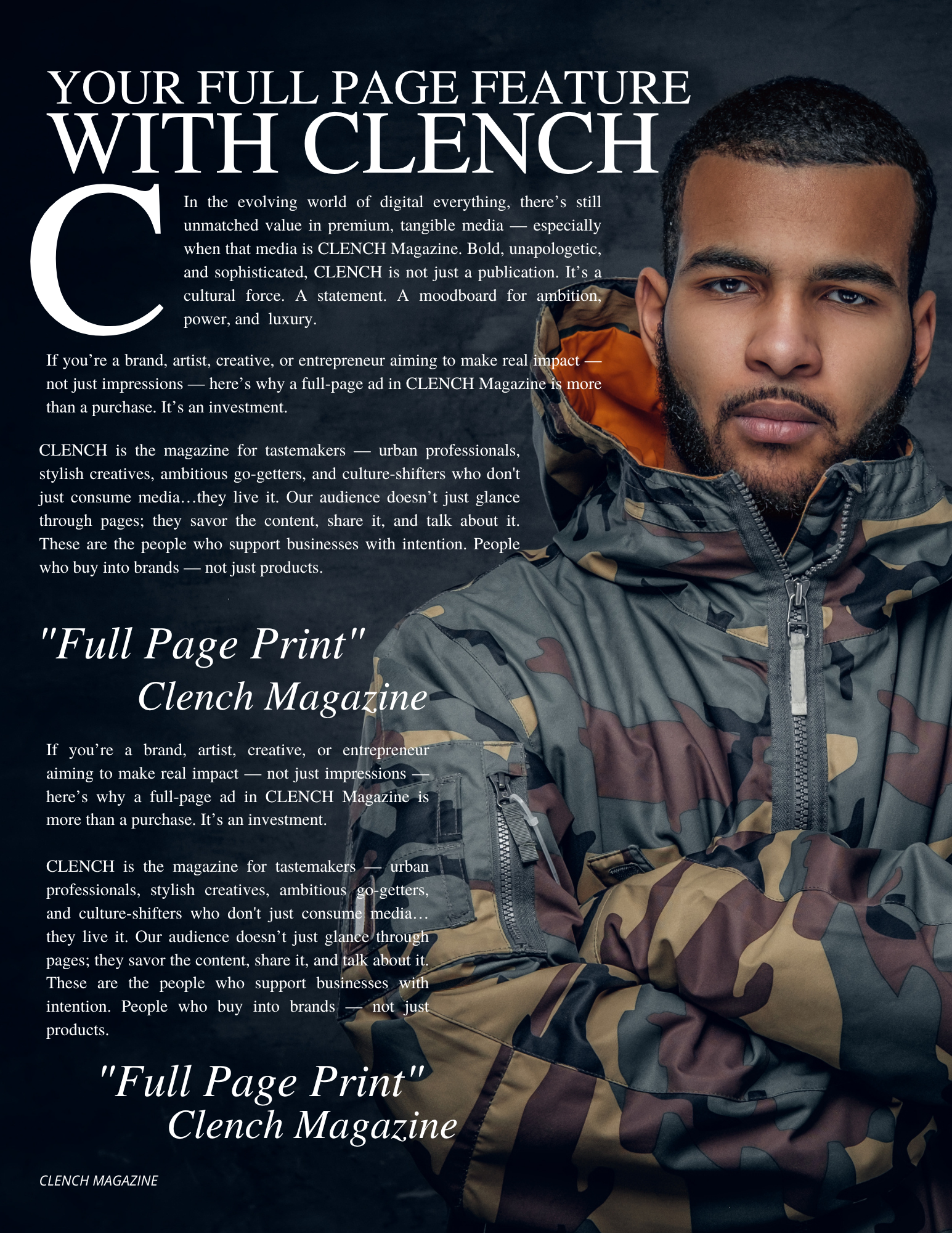 SPECIAL Full Page Print + Digital Story Feature