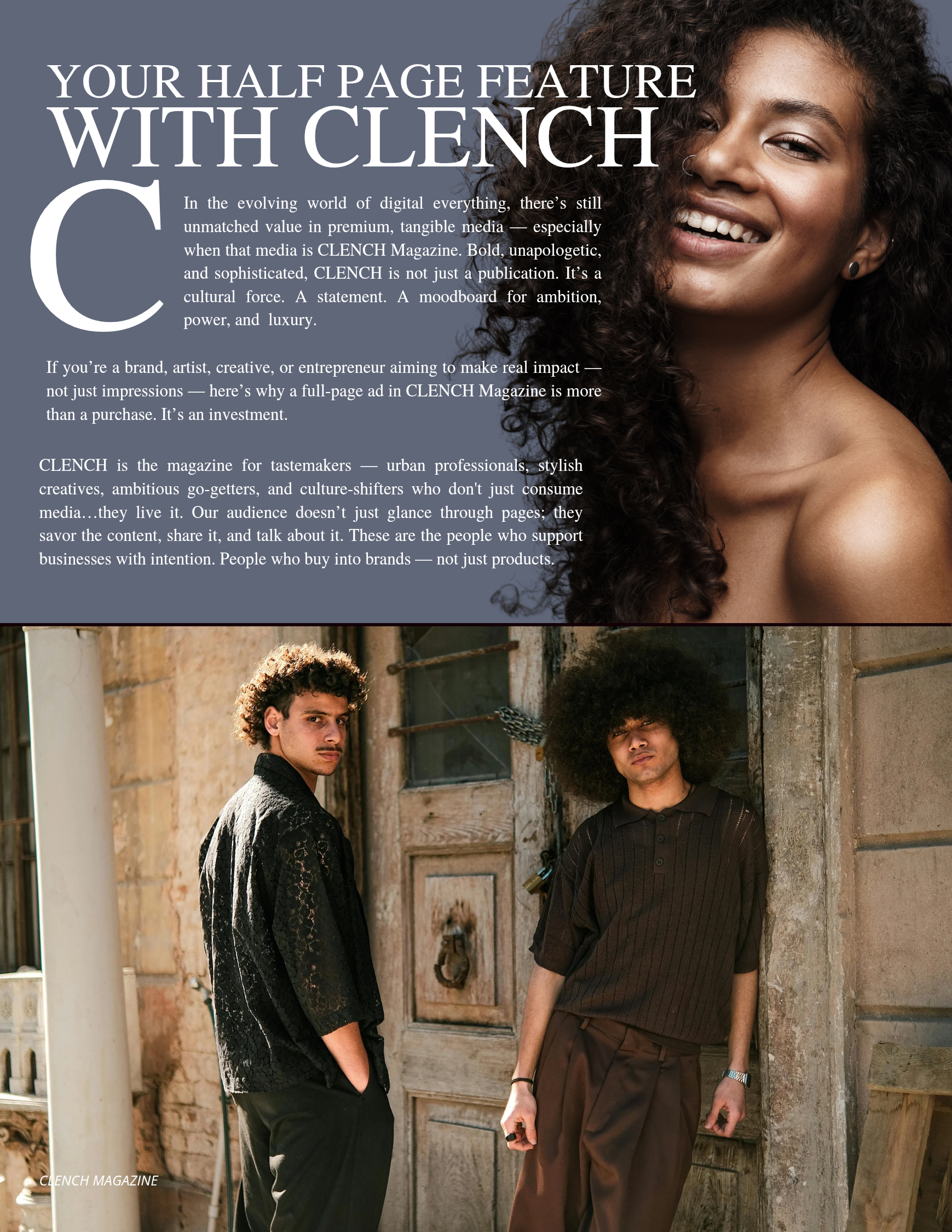 Actor & Artist Print & Digital Feature