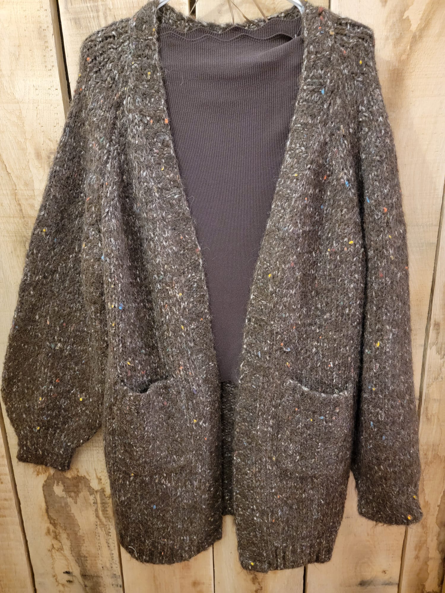 Gilet en laine gris