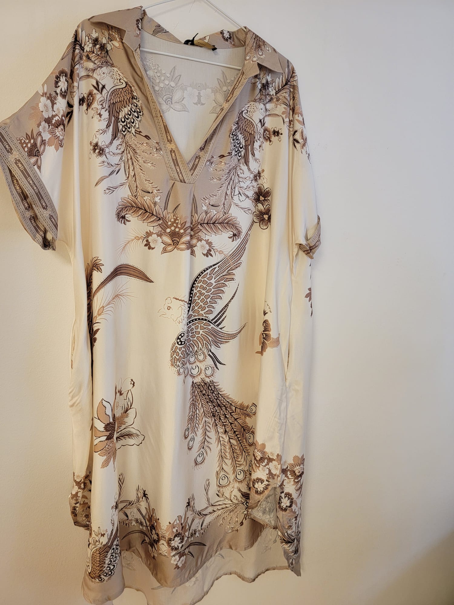 Robe kimono en satin