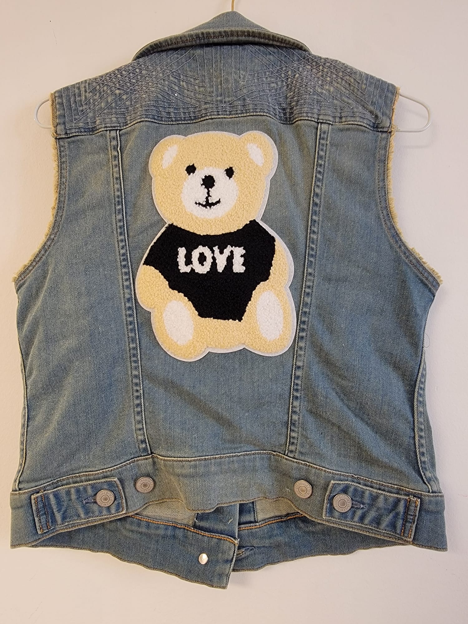 Veste en jean Levi's pièce unique avec motif ourson