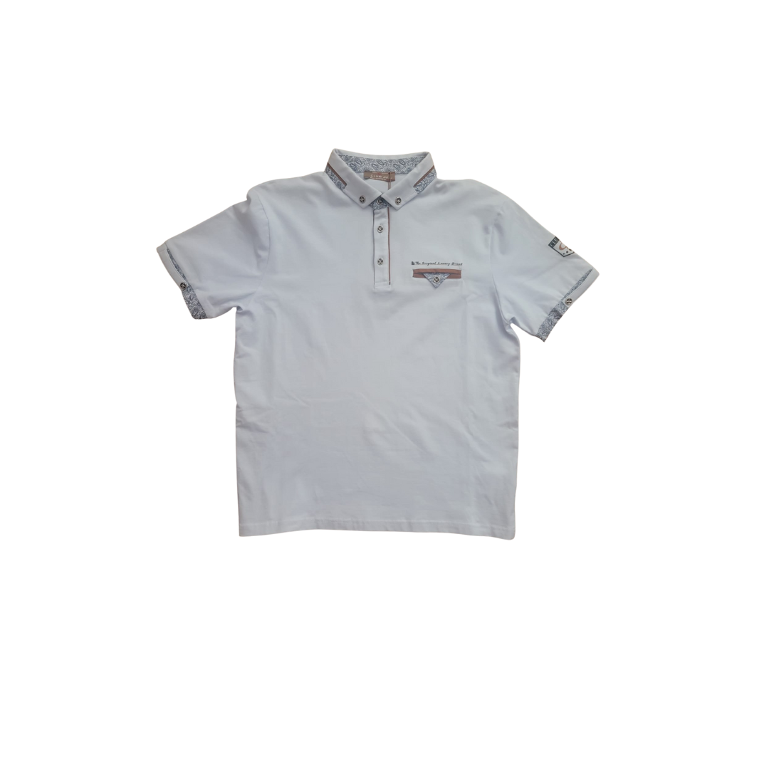 Polo blanc classique
