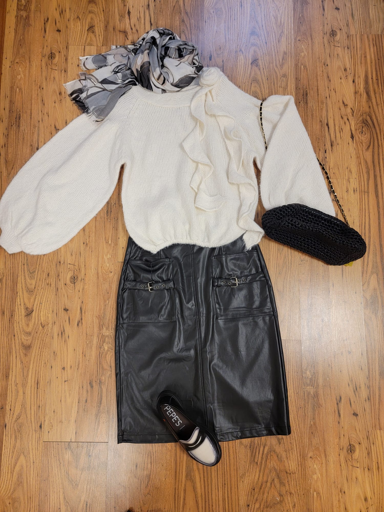 Ensemble moderne noir et blanc