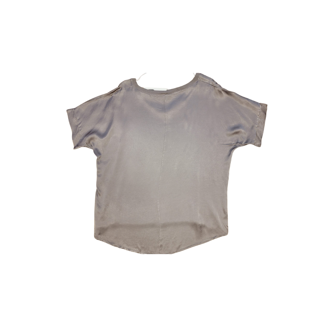 T-shirt en viscose gris
