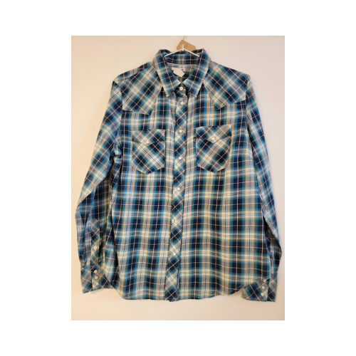 Chemise à carreaux turquoise LEVI'S