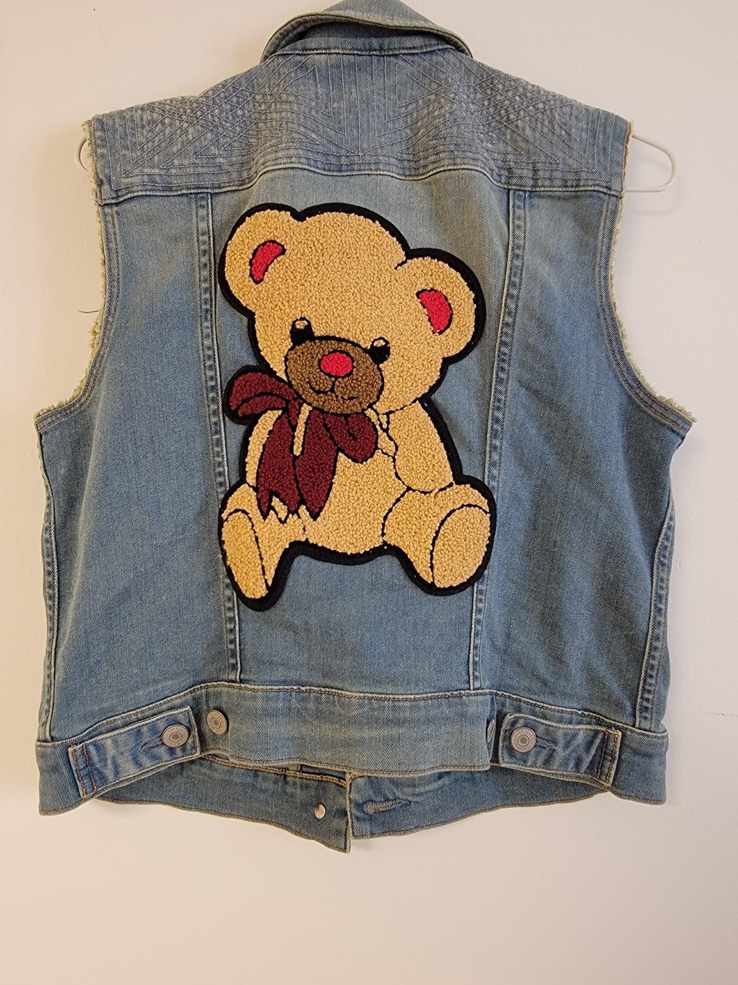 Veste en jean Levi's pièce unique avec appliqué d'ours