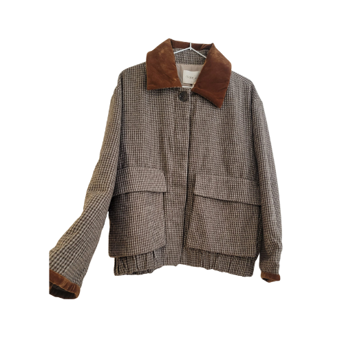 Veste à carreaux vintage