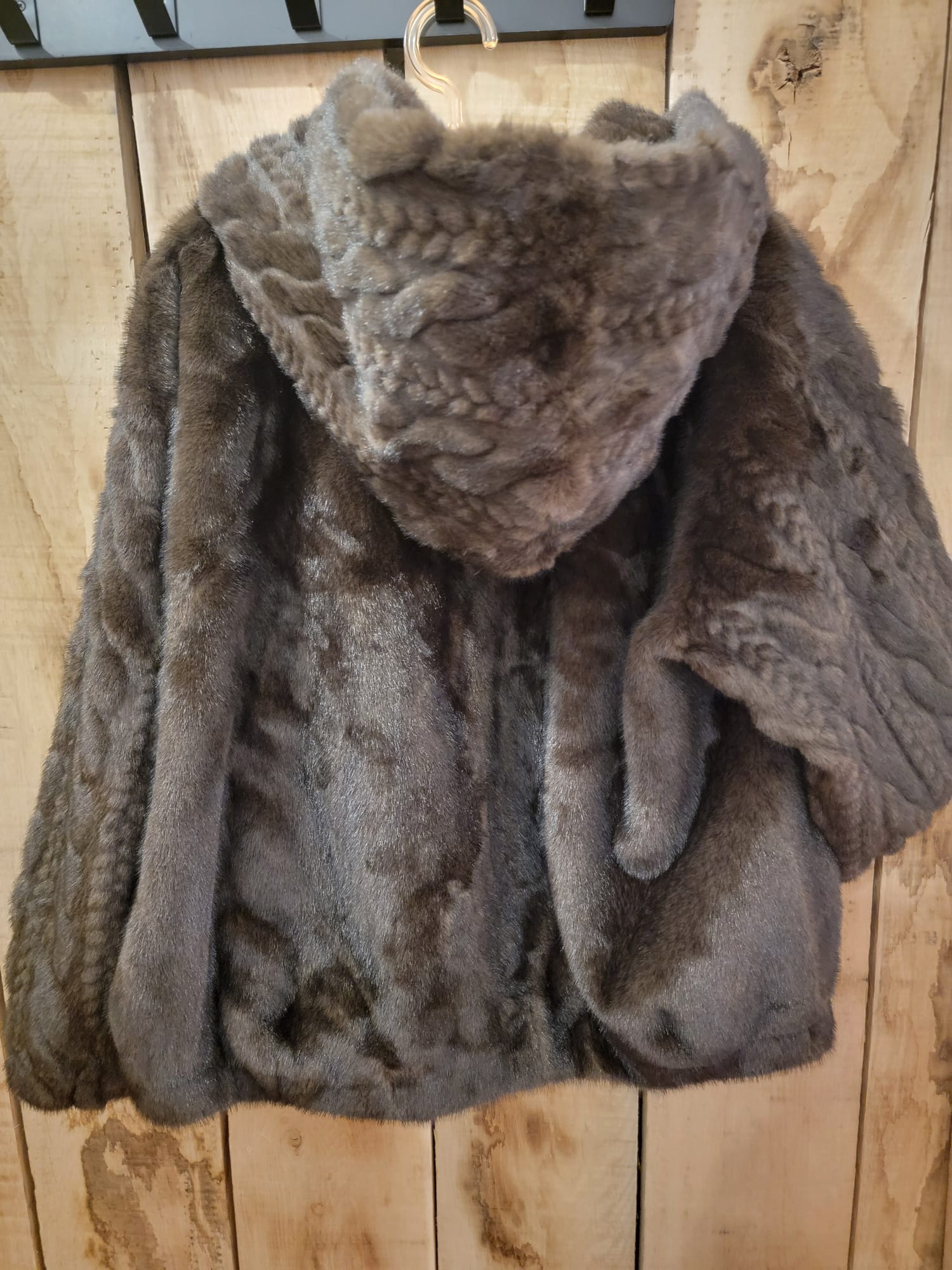 Veste en fourrure chocolat