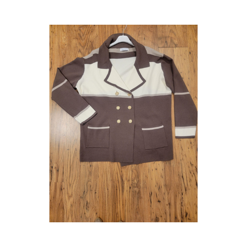 Veste rétro bicolore