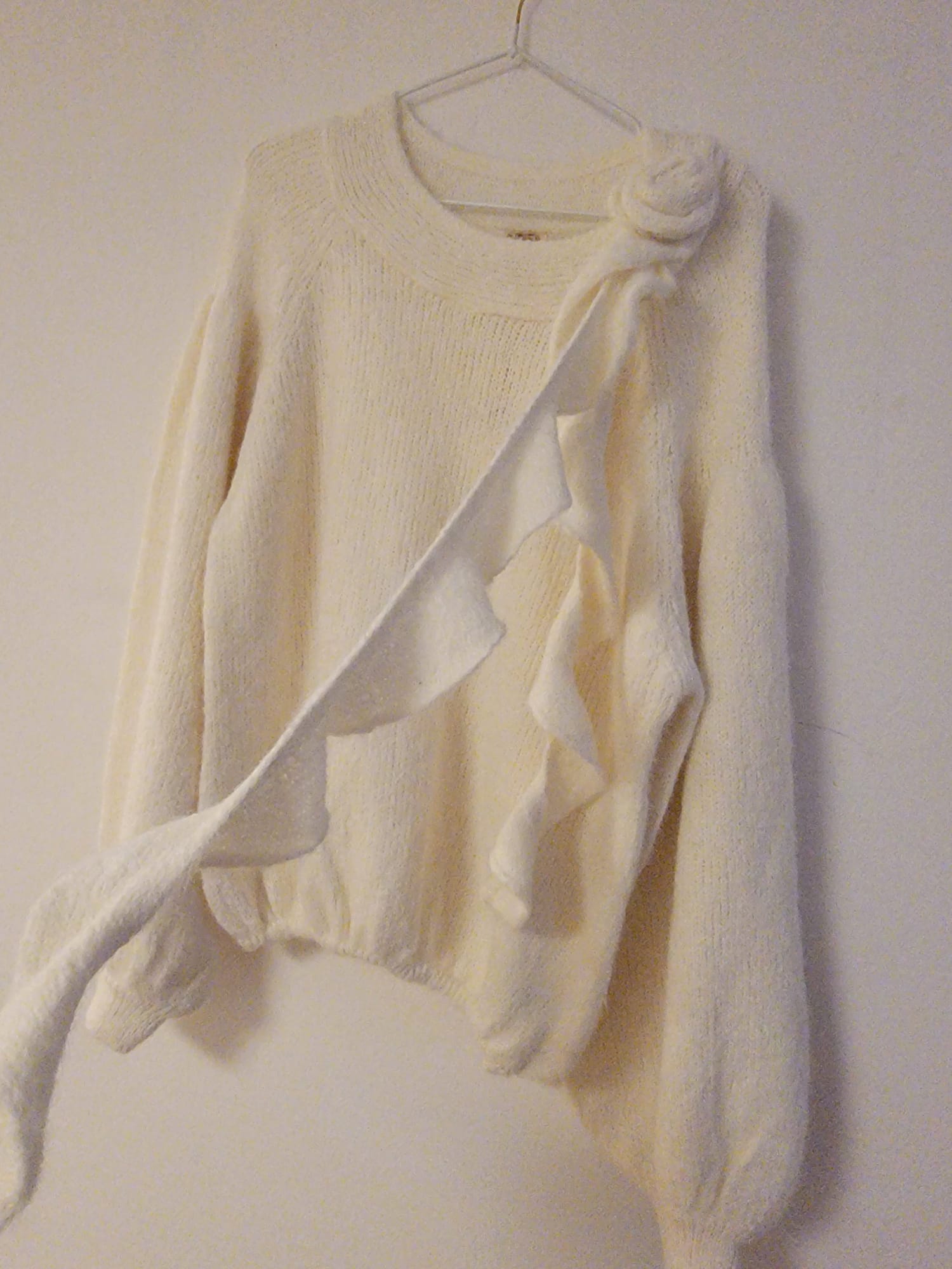 Pull en laine blanc