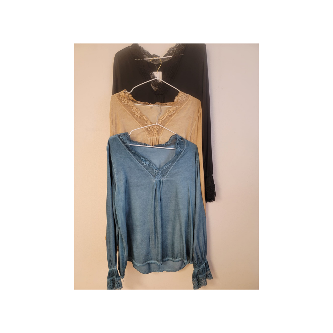 Blouse en velours 