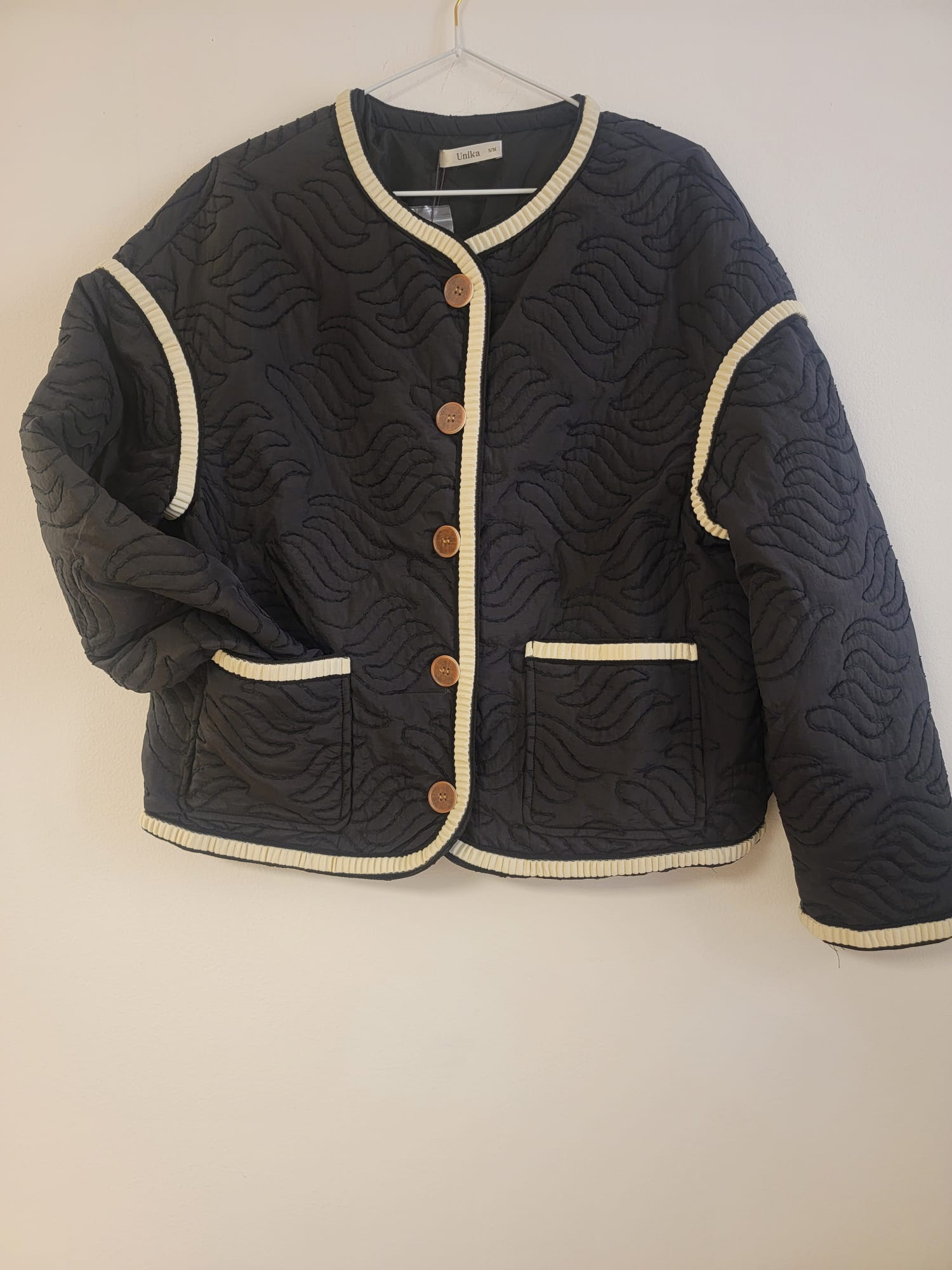 Veste matelassée noire