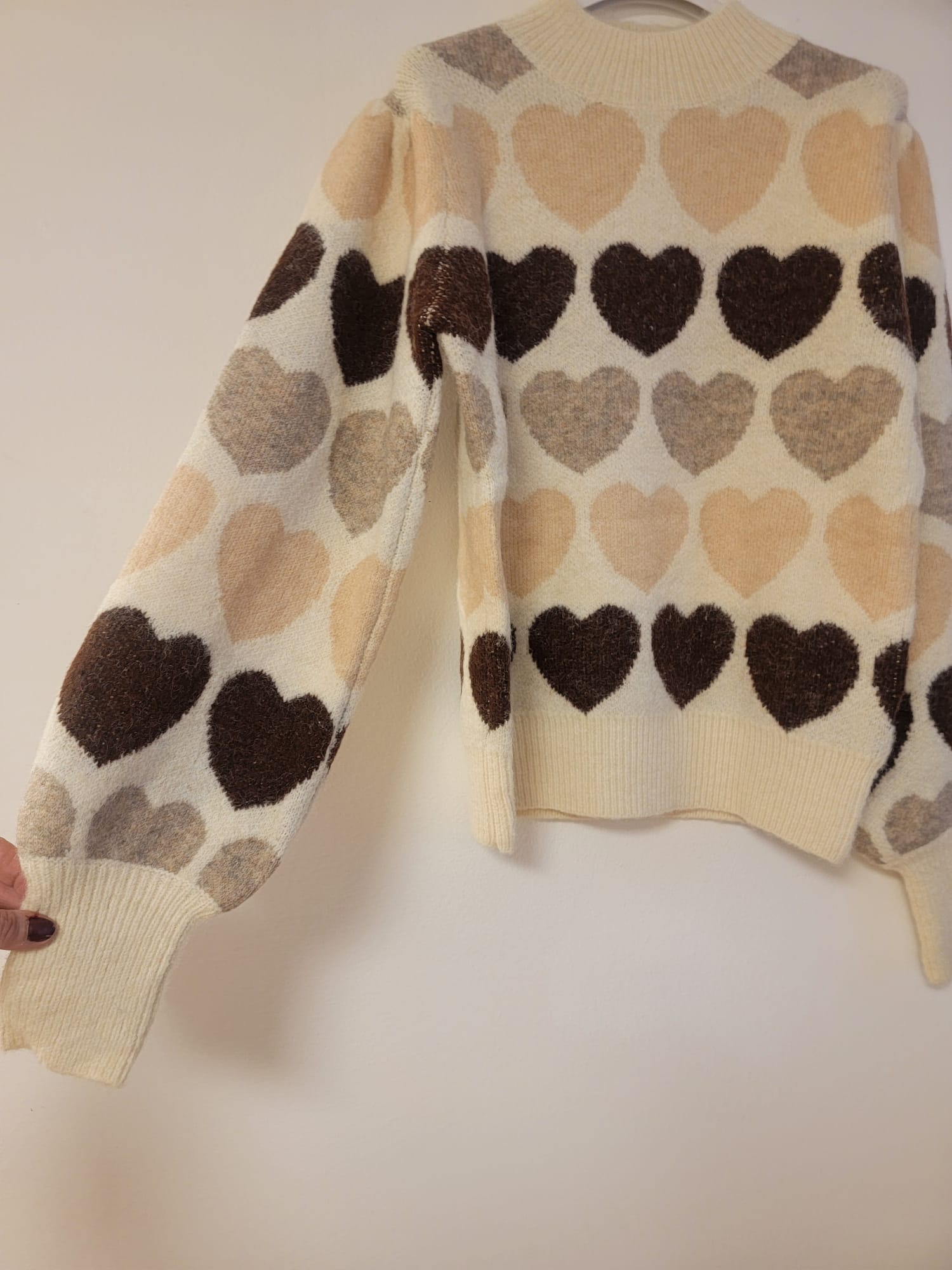 Pull à cœurs
