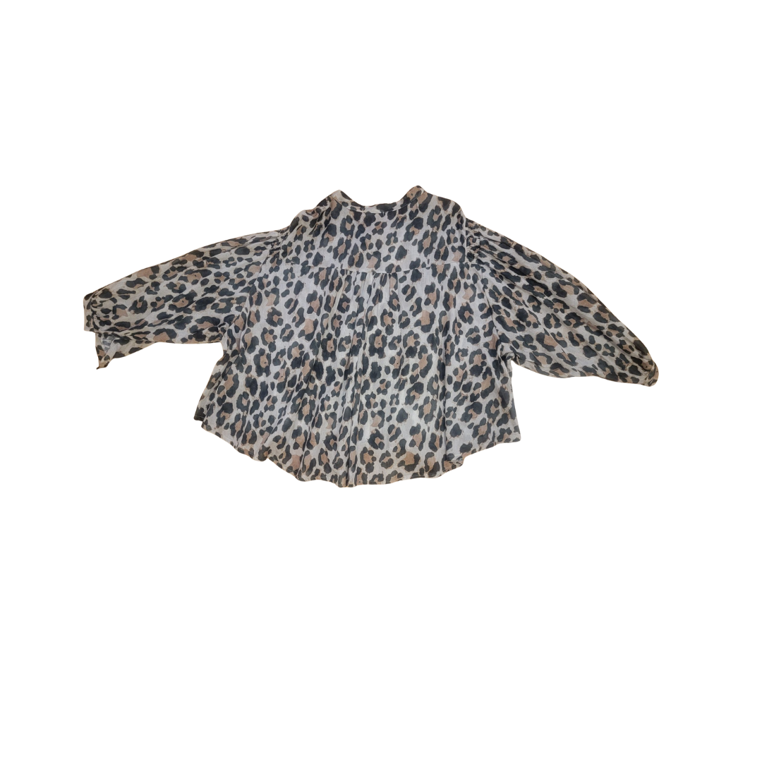 Blouse à motifs léopard