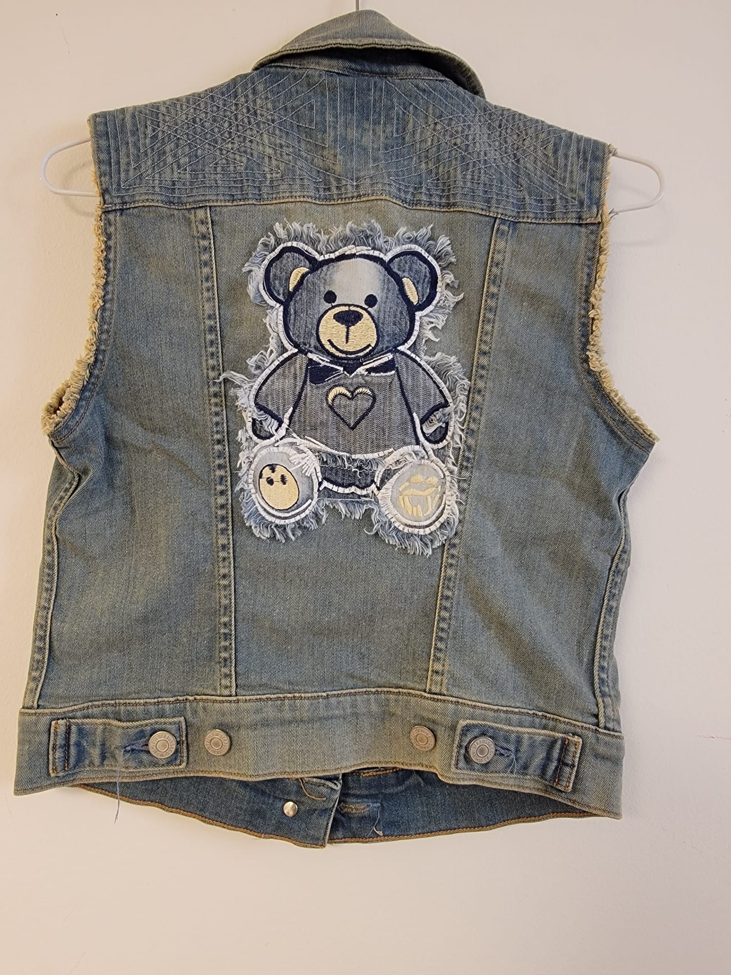 Veste en jean Levi's pièce unique avec motif d’ours