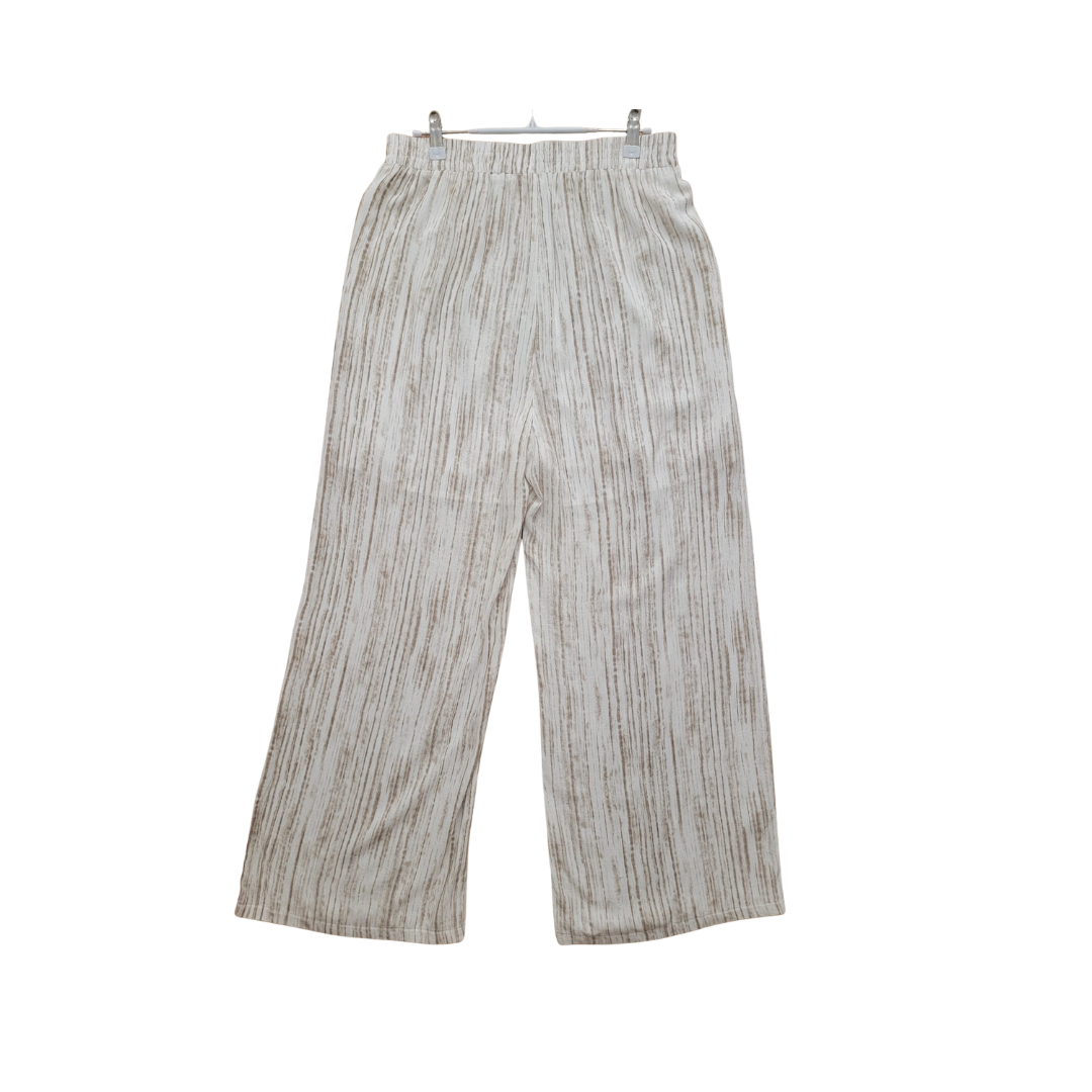 Pantalon large imprimé