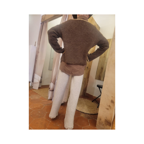  Douceur Chocolat & Laine Naturel