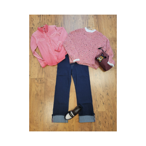 Douceur en Rose & Denim Chic