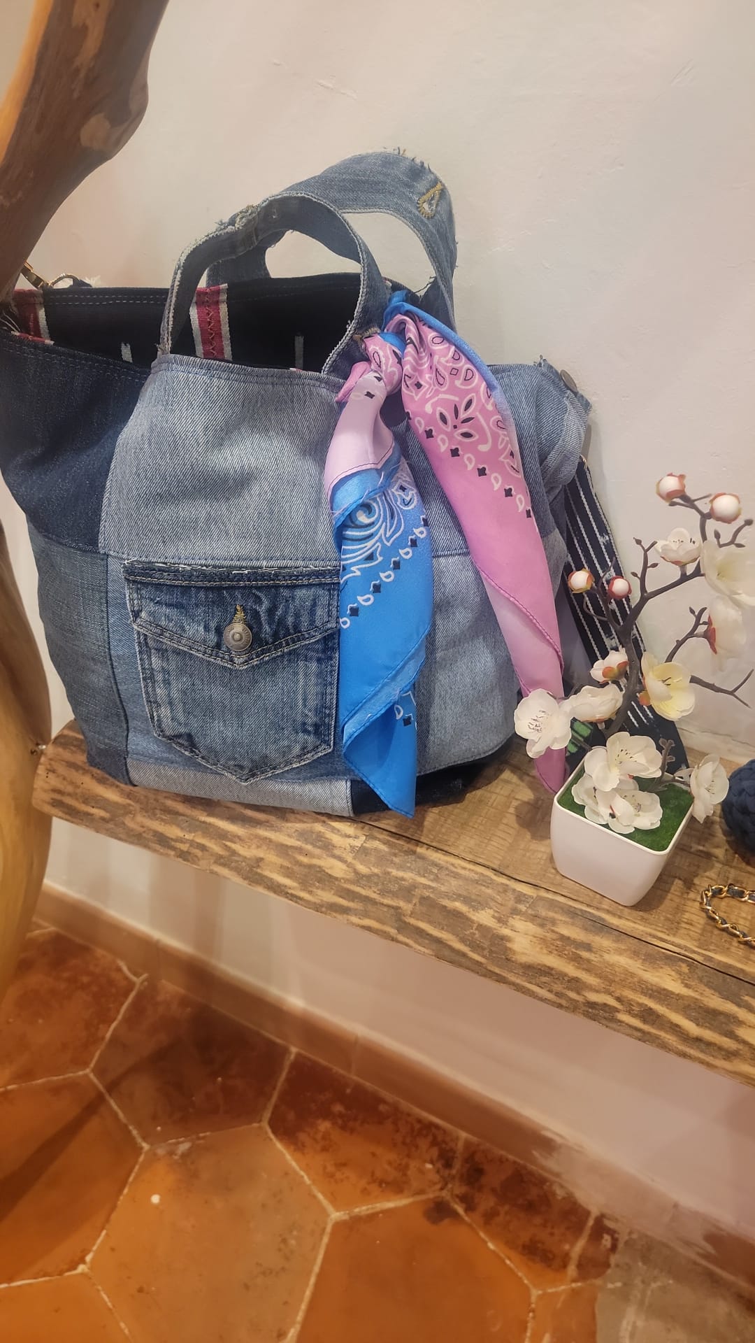 Sac en jean recyclé