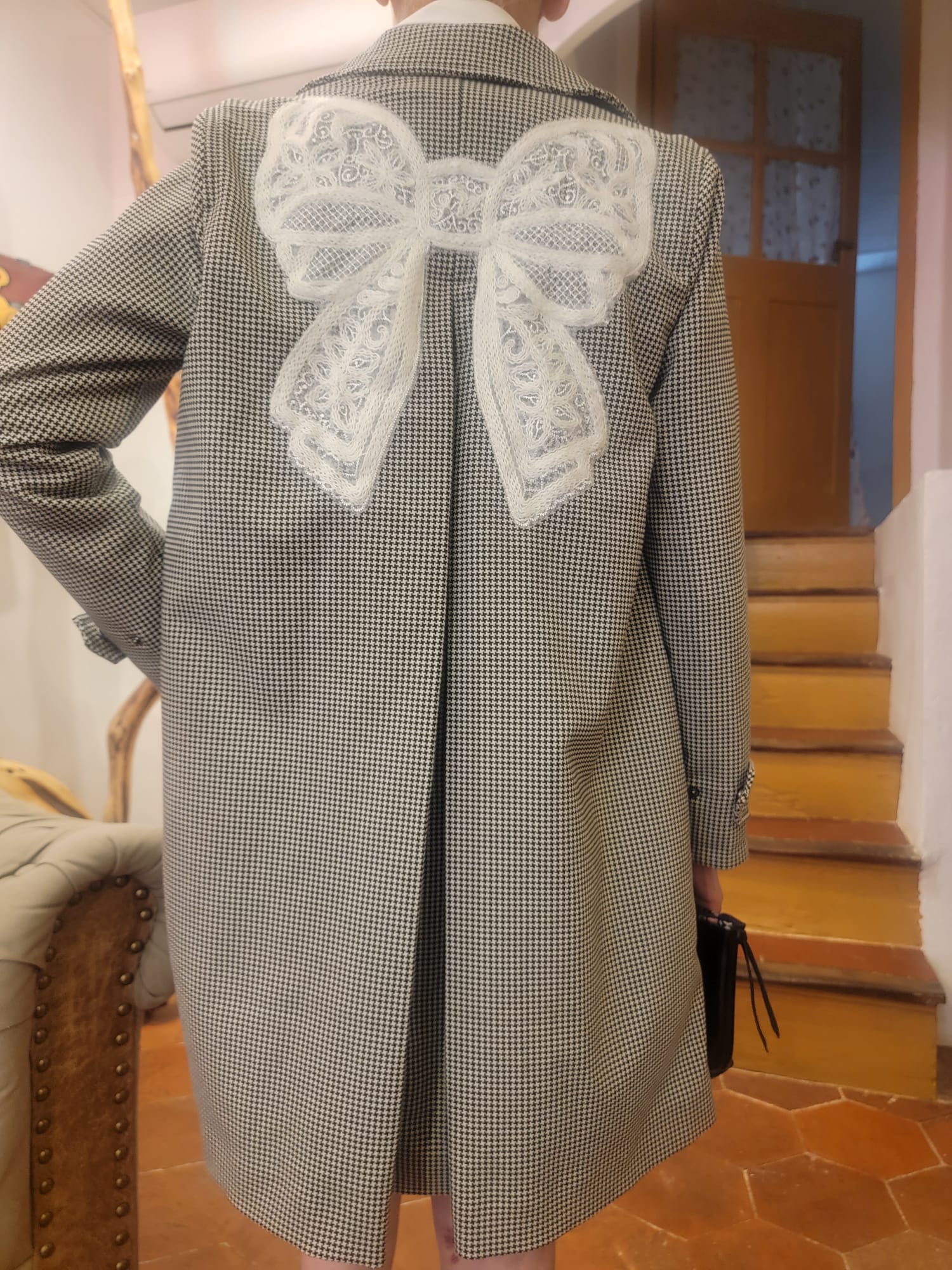 Pantalon en cuir synthétique