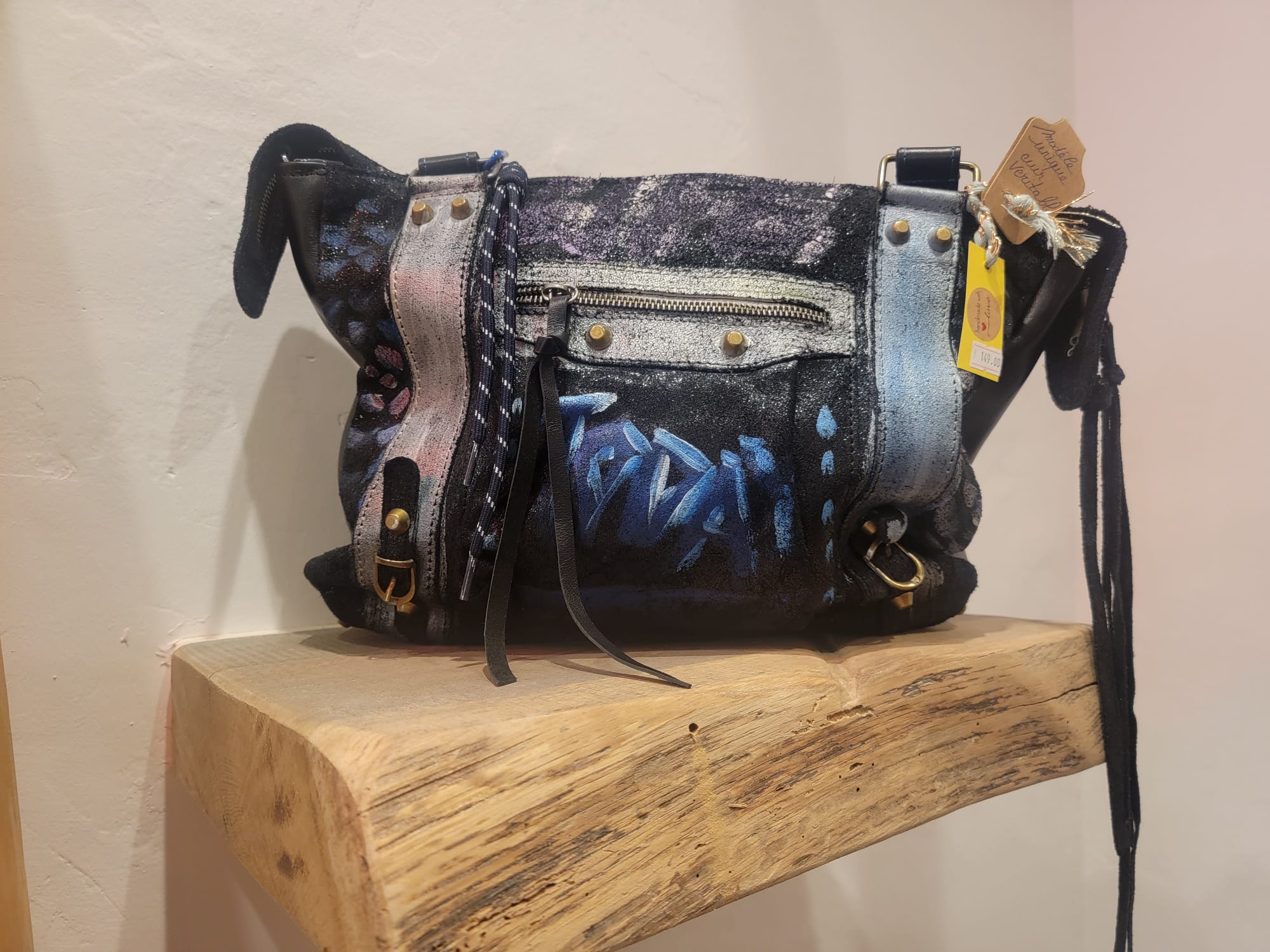 Sac à main en cuir artistique