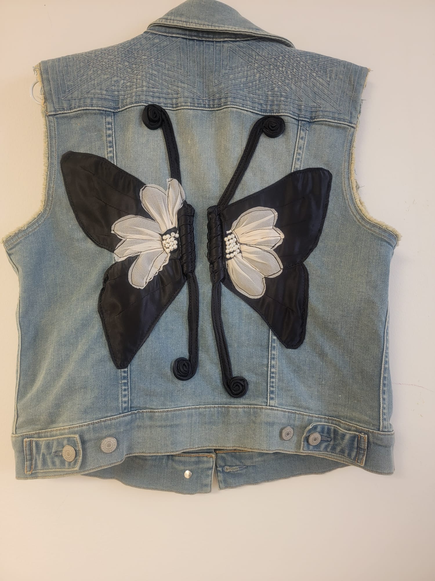 Veste en jean Levi's piece unique papillon