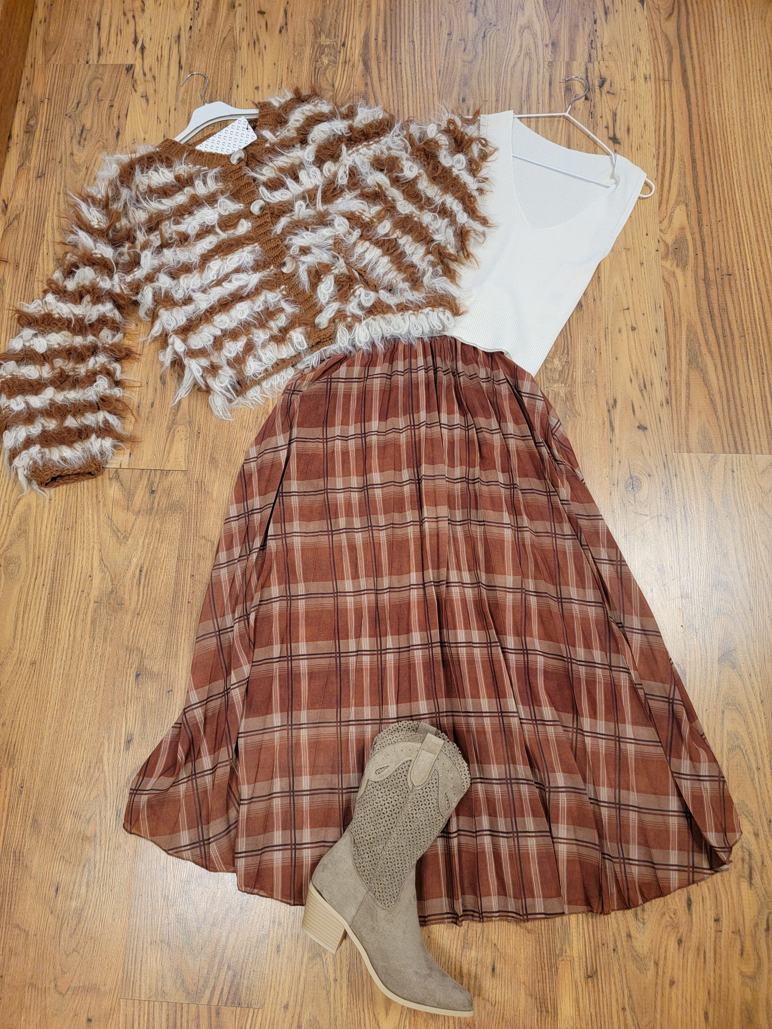 Tricot & Carreaux – L’harmonie des textures pour l’automne