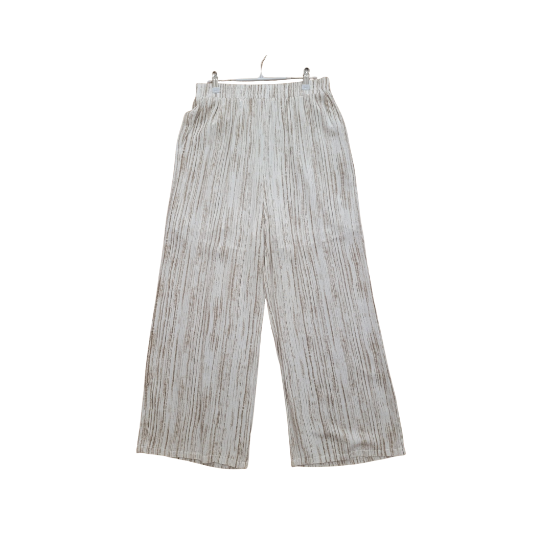 Pantalon large imprimé