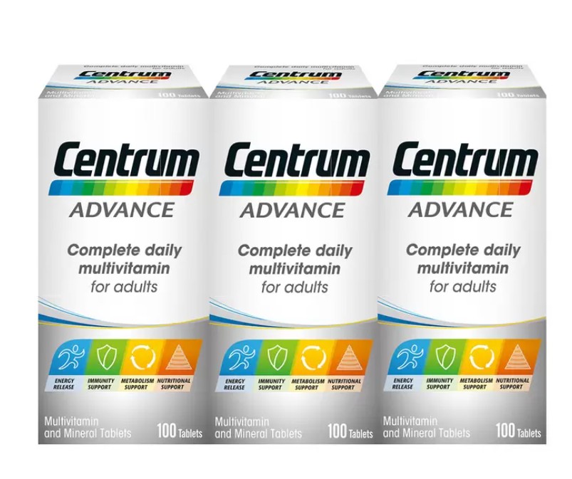 Centrum Advanced Vitamins for Adults (100 tab)
