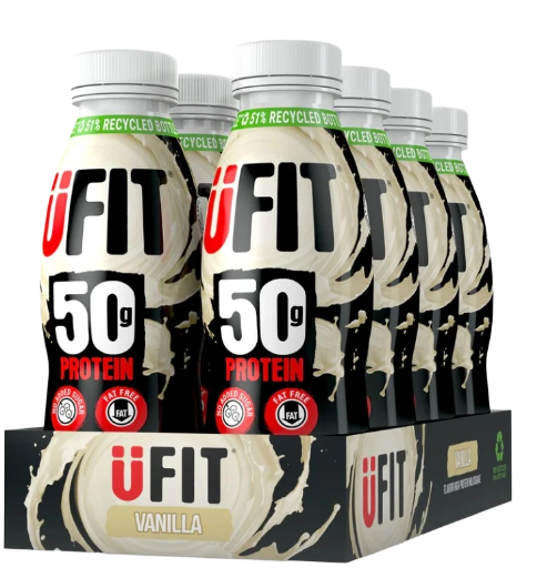 UFIT High Protein Shake  50g- (8 x 500ml)