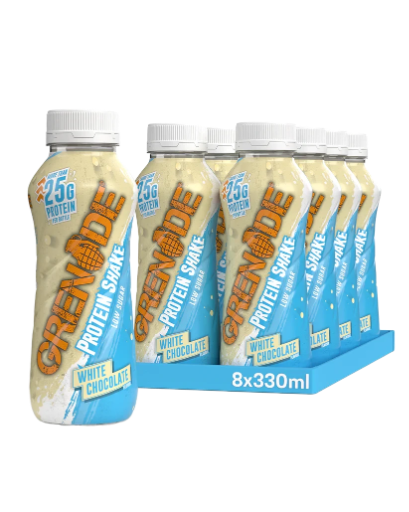 Grenade White Chocolate Protein shake (8 x 330ml)