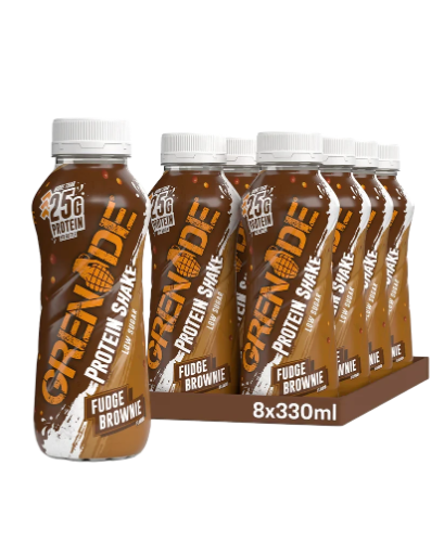 Grenade Fudge Brown Protein Shake (8 x 330 ml)