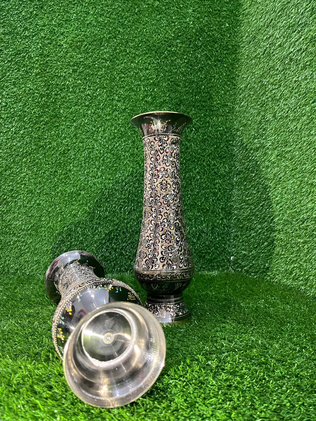 Golden glass 16 inch one pair