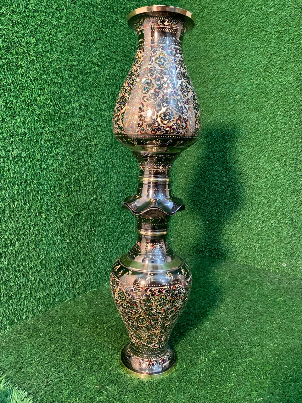 Kashmiri jar 12 inch one piece