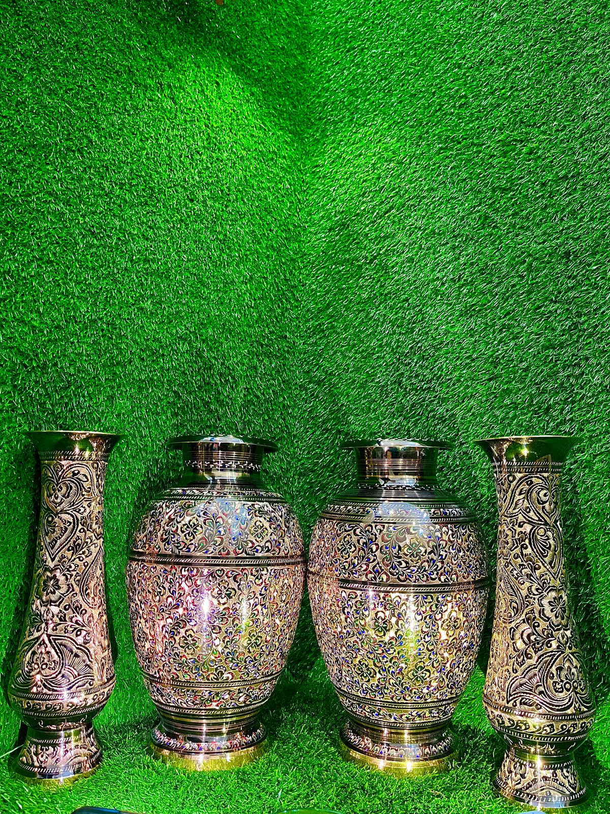 Chinese Jar and glass 16 inch