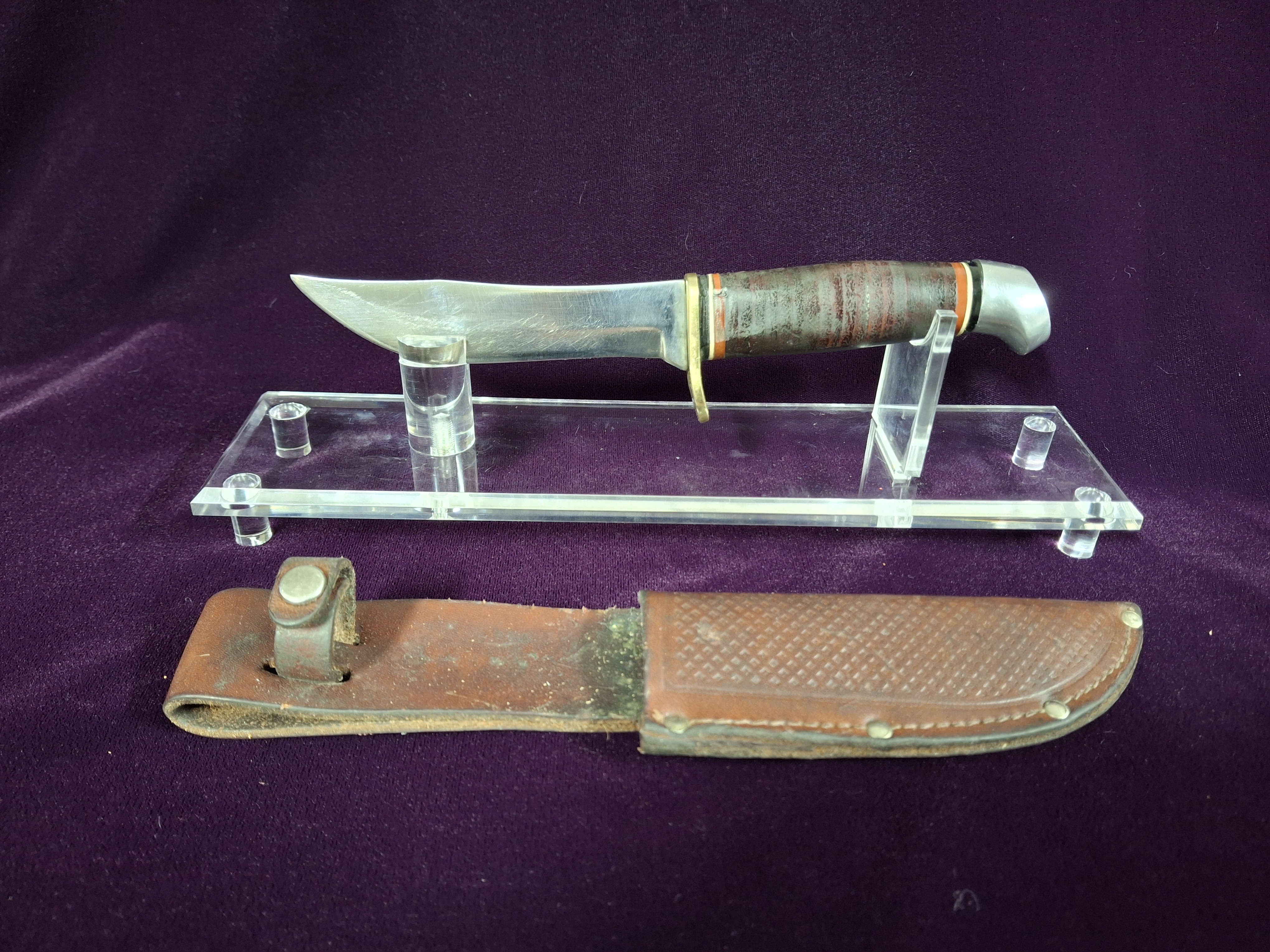 1959 Schrade Walden 147 Vintage Fixed-Blade Hunting Knife