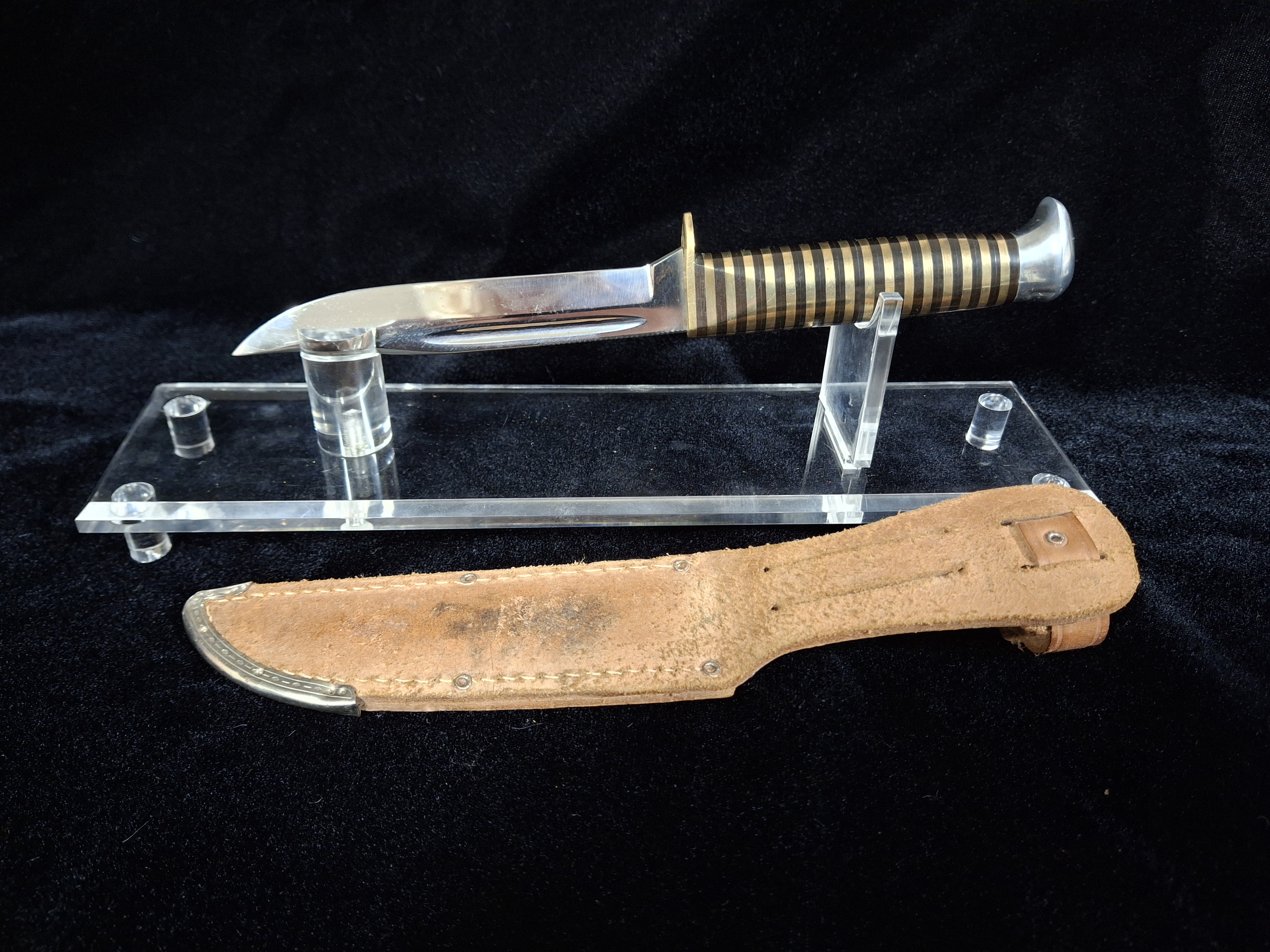 Vintage York Cutlery Solingen German Fixed Blade Hunting Knife