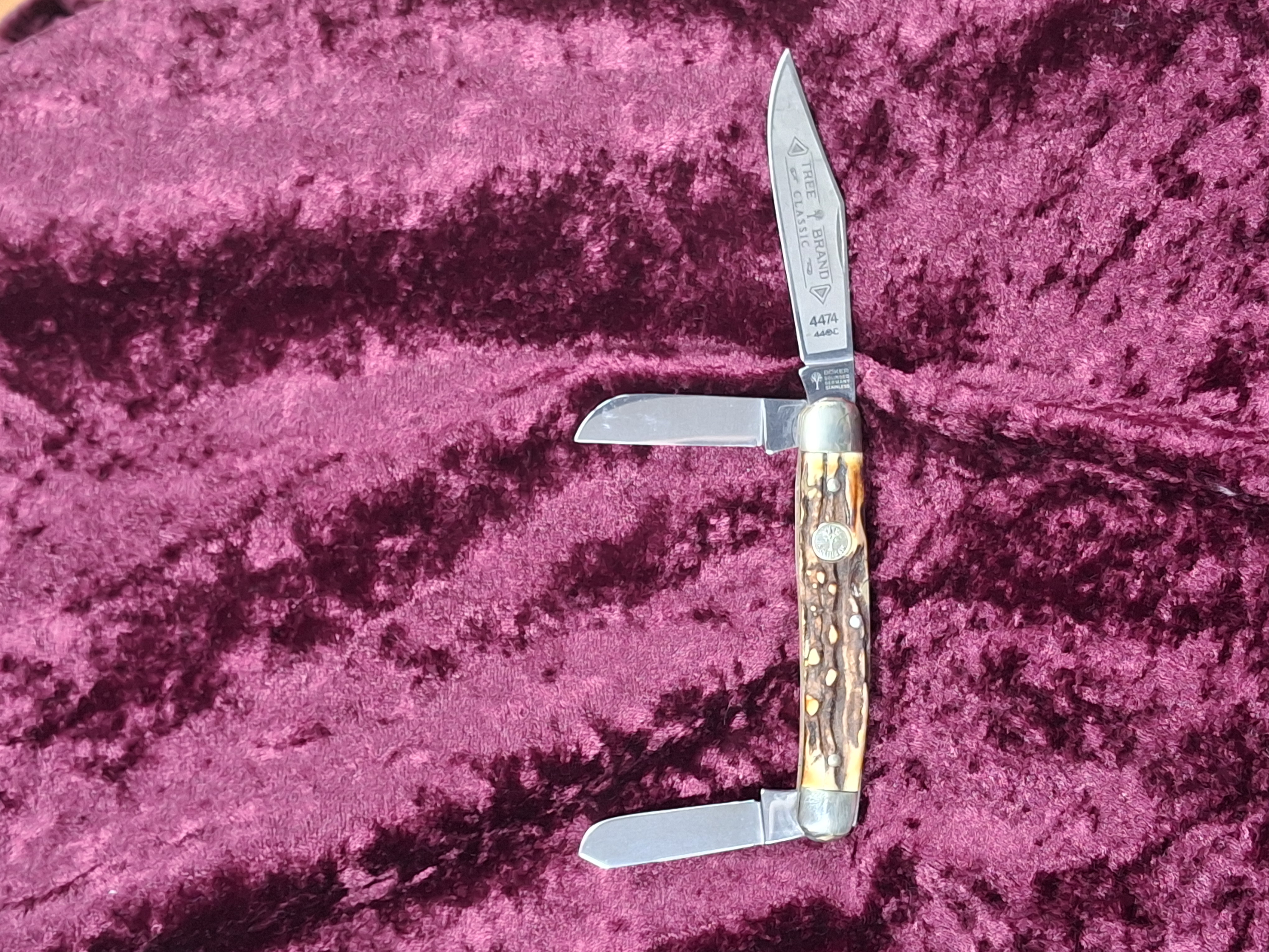  Boker Tree Brand Trapper Pocket Knife Model 4474