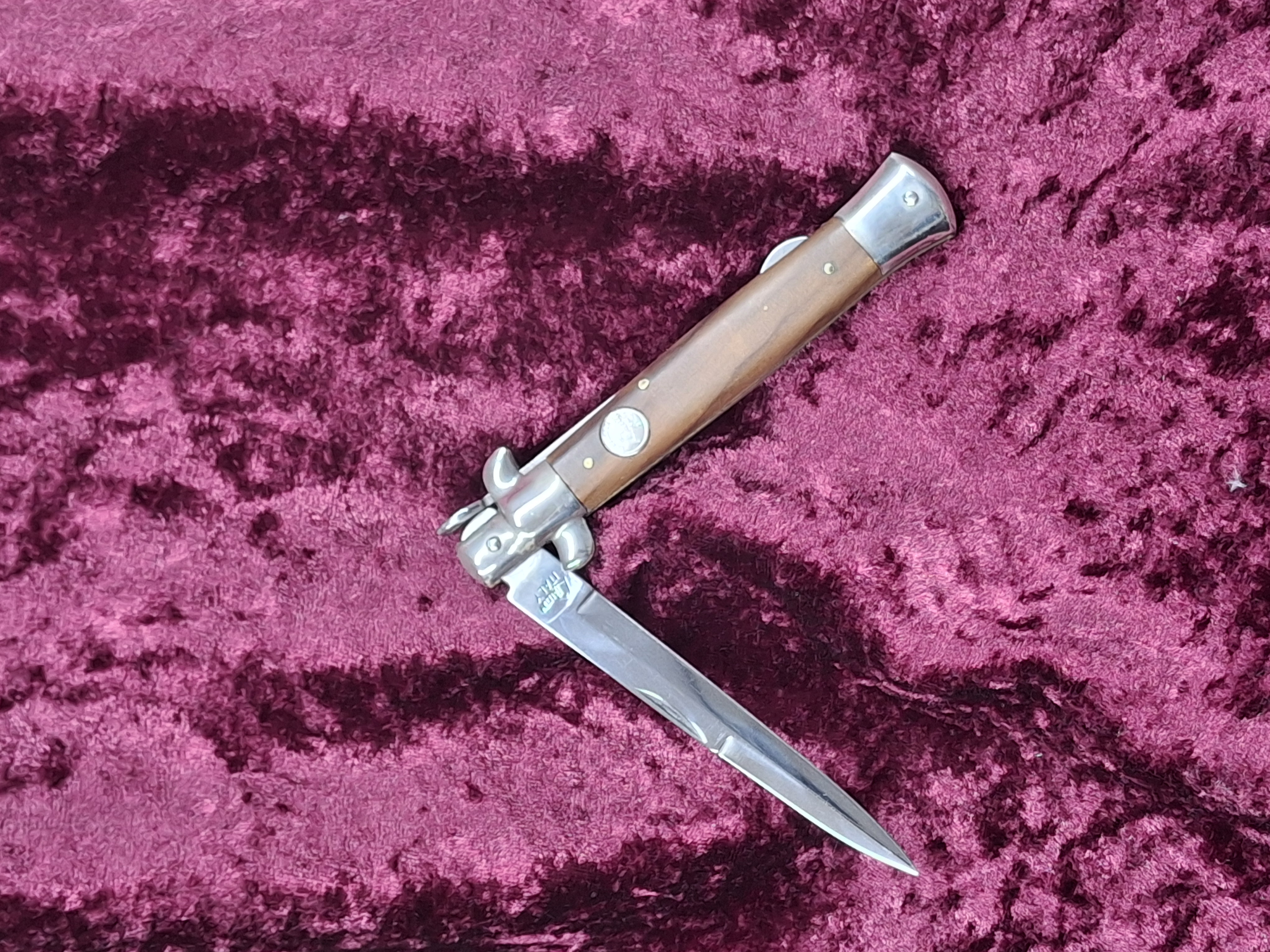  Falcon Italian Classic Switchblade Style Folding Knife