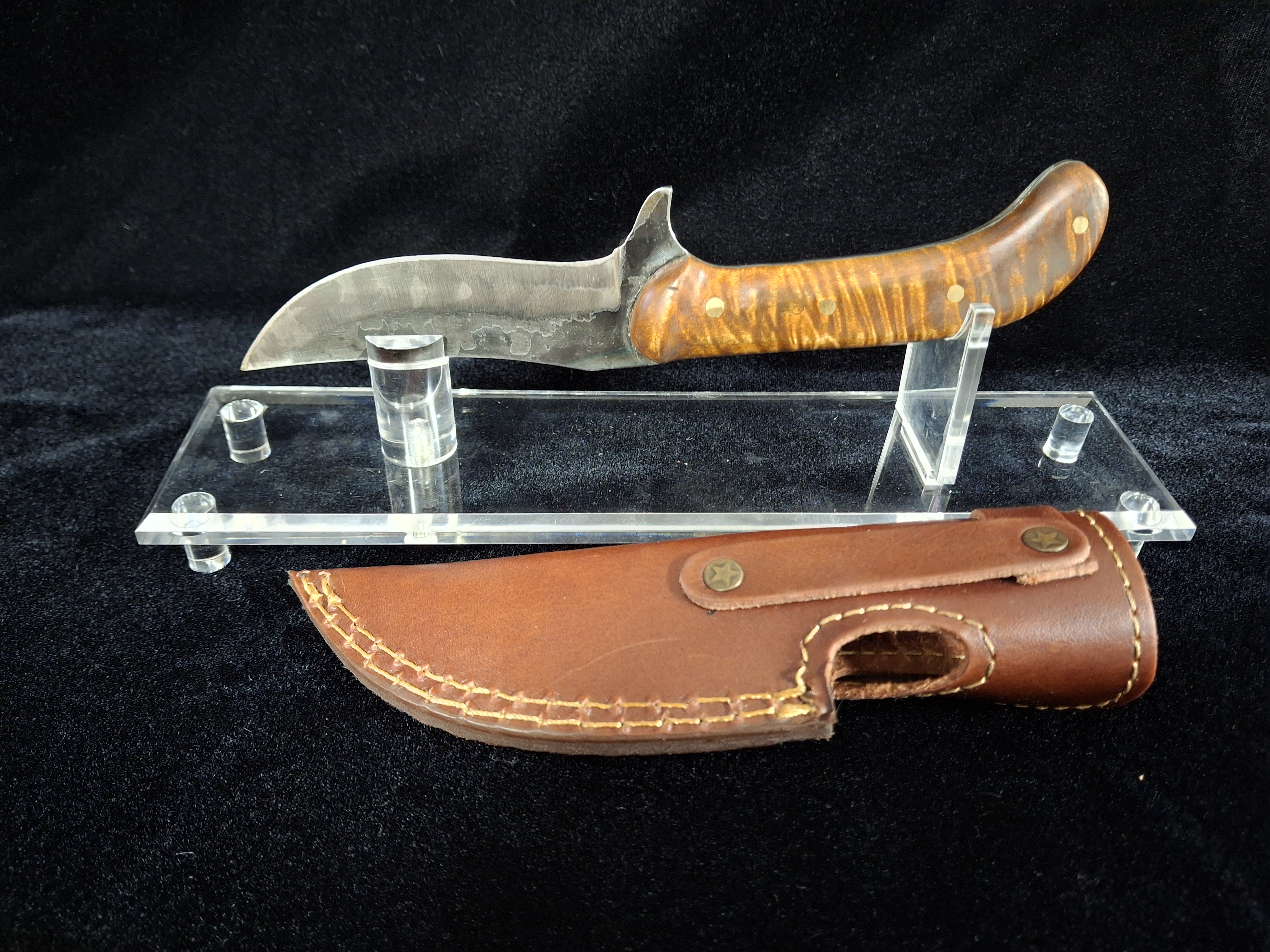 VE Hand Forged Hand Hammered Custom 1 off Hunting Knife