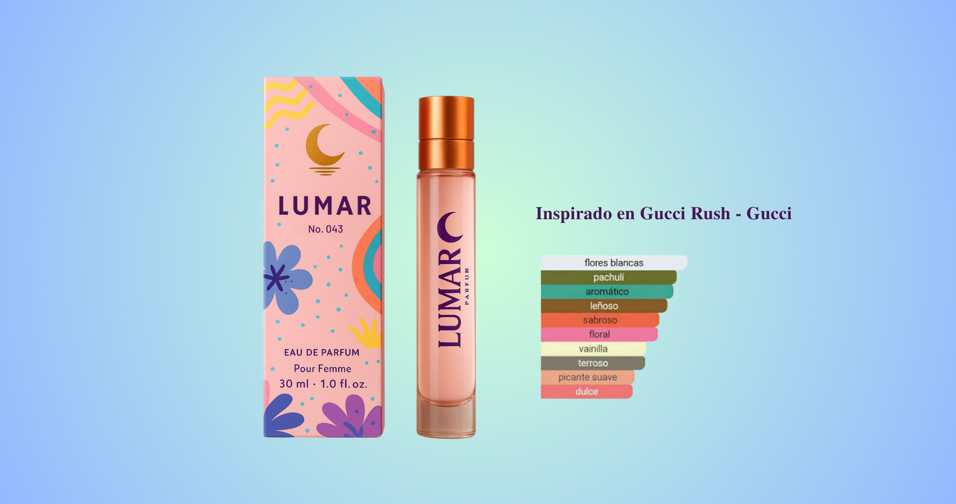 Lumar Nº 043 - Inspirado en Gucci Rush