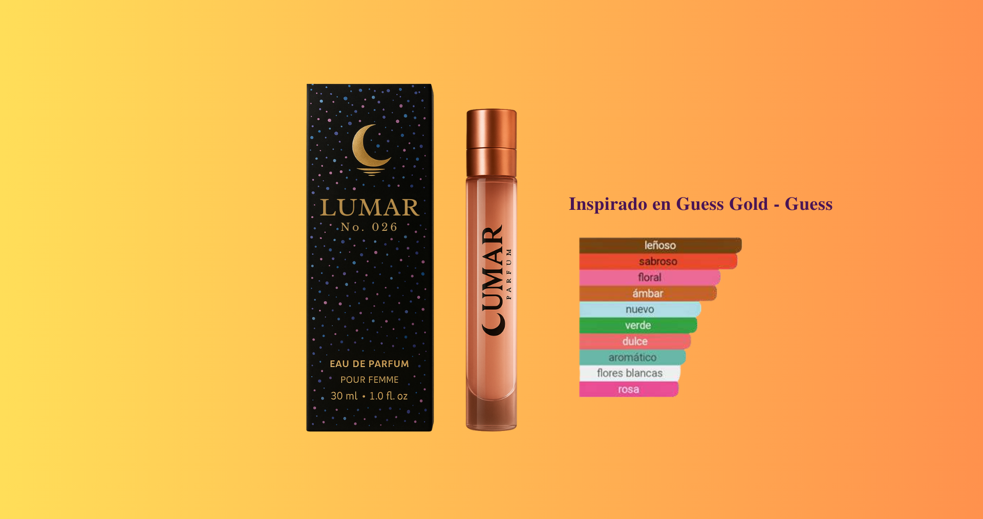 Lumar Nº 026 - Inspirado en Guess Gold