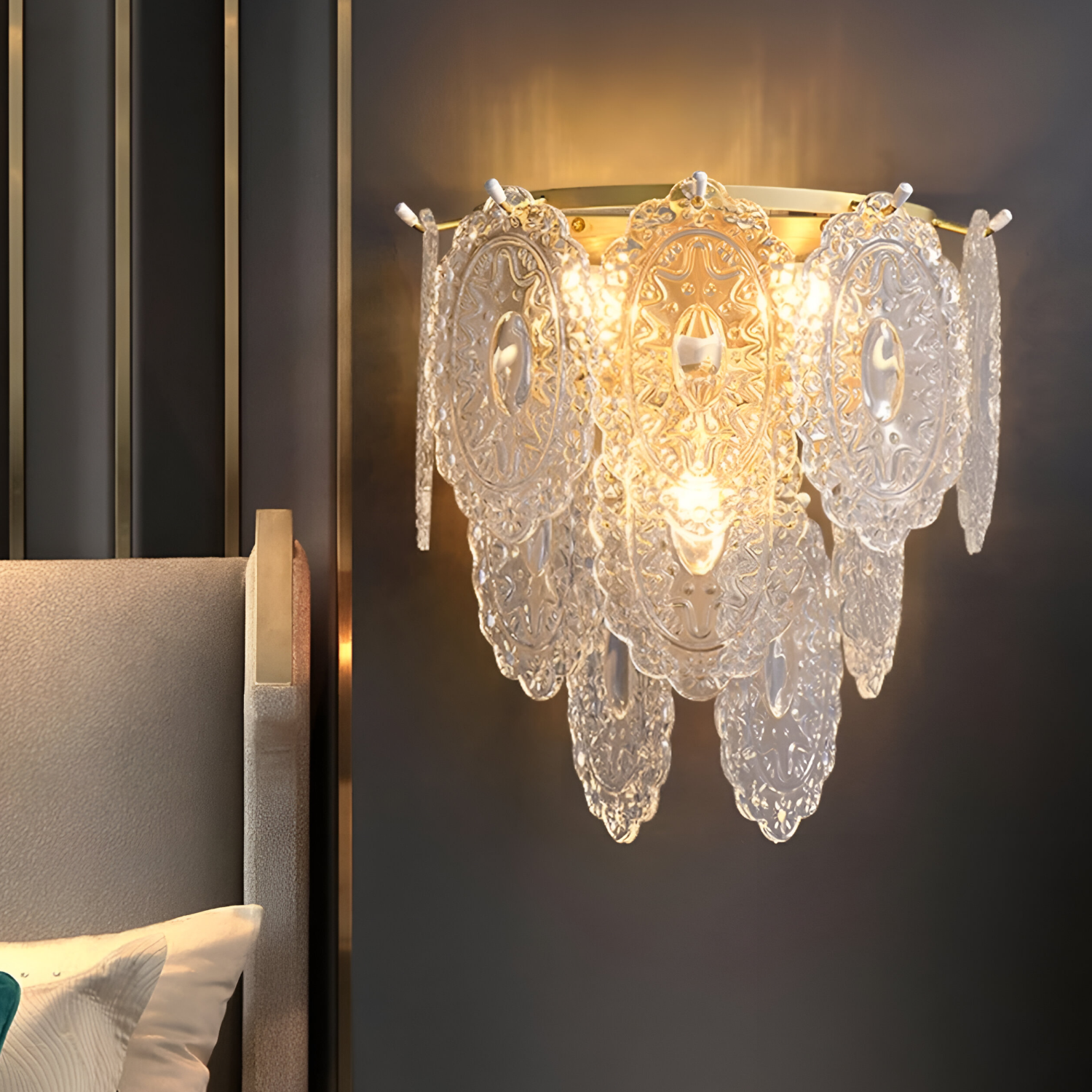 Lustre Decorativo Dourado WL-388