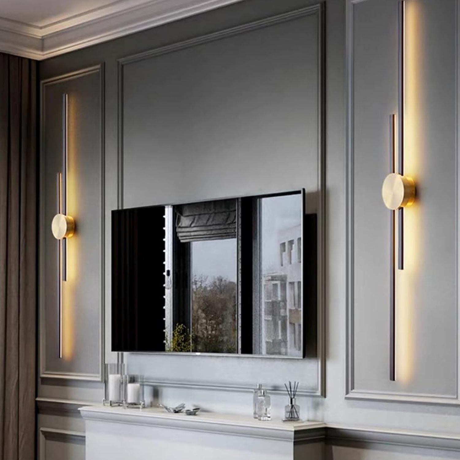 Arandela moderna de parede WL-166-GD