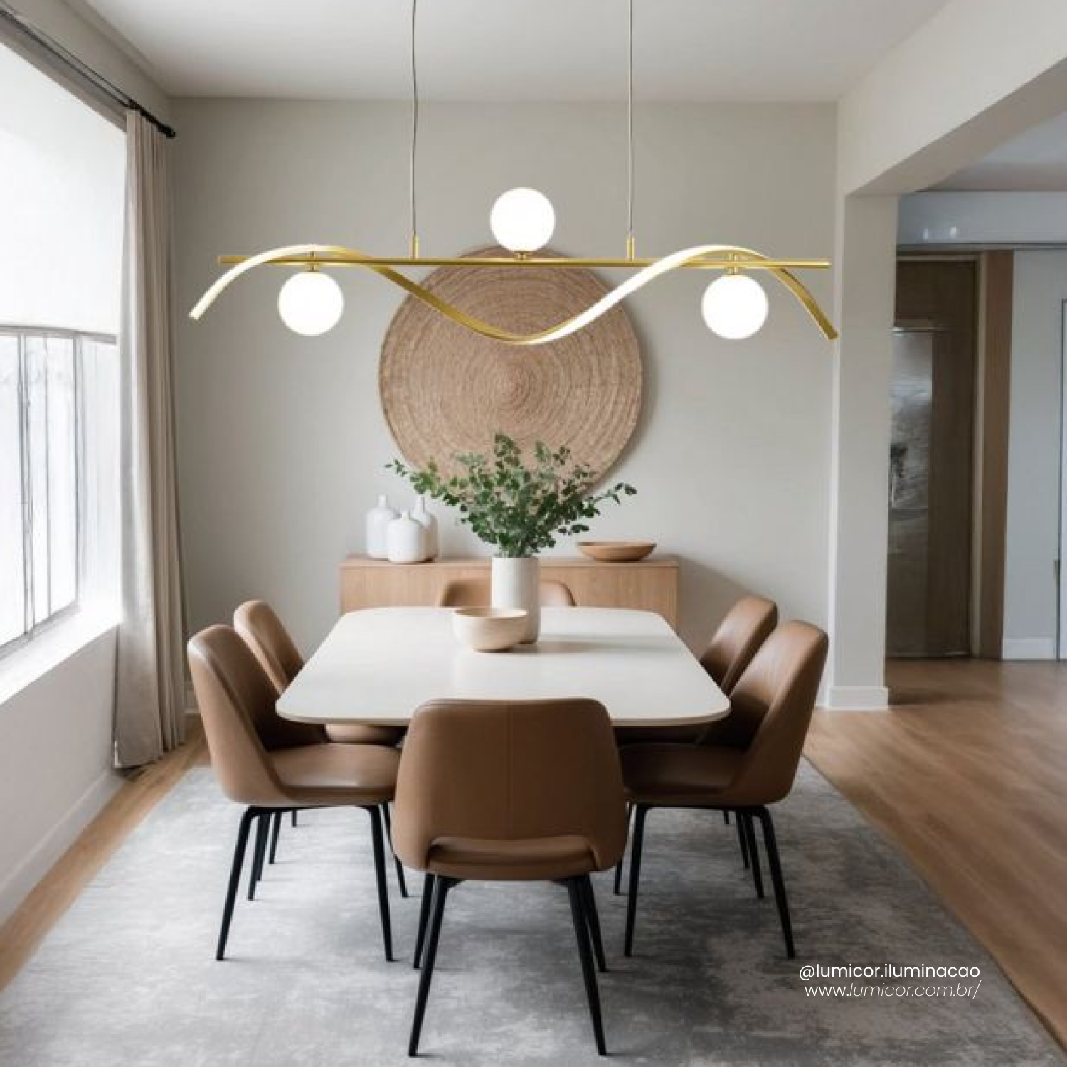 Luminária de teto moderna 152-GD